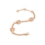 Pre-Owned Bvlgari Bvlgari Openwork 18K Rose Gold Full Pavé Diamond Bracelet - Image 2