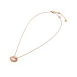 Pre-Owned Bvlgari Cabochon 18K Rose Gold Demi Pavé Diamond Necklace - Image 3