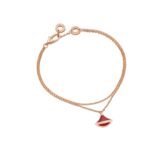 Pre-Owned Bvlgari Divas' Dream 18K Rose Gold Carnelian Bracelet