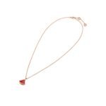 Pre-Owned Bvlgari Divas’ Dream 18K Rose Gold, Carnelian and Diamond Necklace - Image 2