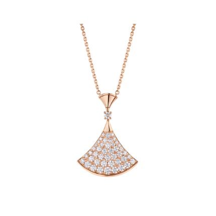 Pre-Owned Bvlgari Divas’ Dream 18K Rose Gold Diamond Necklace