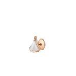 Pre-Owned Bvlgari Divas' Dream 18K Rose Gold Fan-Shaped Single Stud Earring with Mother-of-Pearl and Pavé Diamonds - Image 3