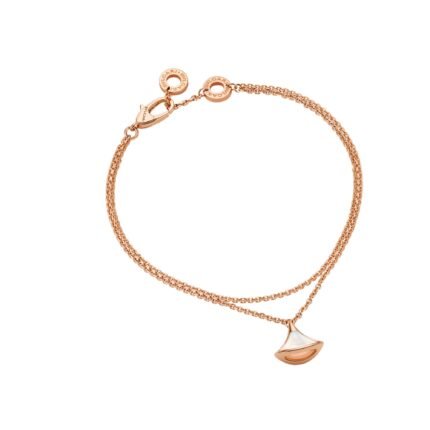 Pre-Owned Bvlgari Divas' Dream 18K Rose Gold Mother-of-Pearl Bracelet