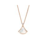 Pre-Owned Bvlgari Divas’ Dream 18K Rose Gold, Mother-of-Pearl and Diamond Necklace