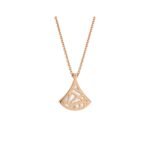 Pre-Owned Bvlgari Divas’ Dream 18K Rose Gold, Mother-of-Pearl and Diamond Necklace - Image 2