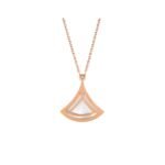 Pre-Owned Bvlgari Divas’ Dream 18K Rose Gold Mother-of-Pearl and Pavé Diamond Necklace - Image 3