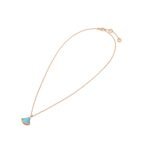 Pre-Owned Bvlgari Divas’ Dream 18K Rose Gold, Turquoise and Diamond Necklace - Image 4