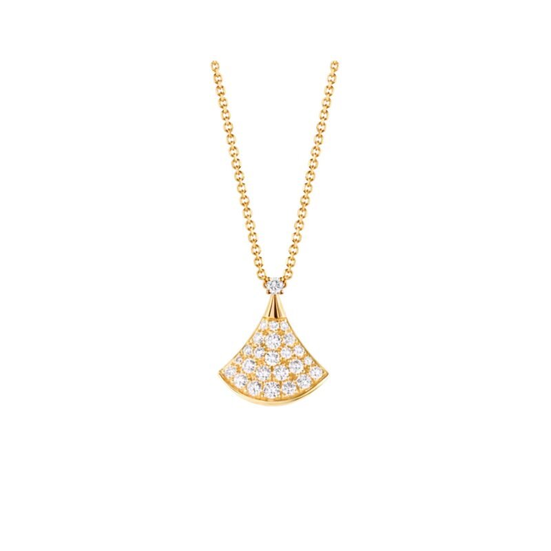 Pre-Owned Bvlgari Divas’ Dream 18K Yellow Gold Diamond Necklace