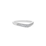 Pre-Owned Bvlgari Fedi Wedding Band in Platinum 950/1000 Set with Pavé Diamonds - Image 3