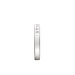 Pre-Owned Bvlgari Fedi Wedding Band in Platinum 950/1000 with Thin Bvlgari Logo Engraving - Image 2
