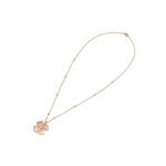 Pre-Owned Bvlgari Fiorever 18K Rose Gold Diamond Necklace - Image 2