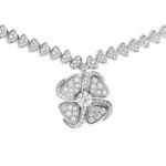 Pre-Owned Bvlgari Fiorever 18K White Gold Diamond Necklace (0.70 ct) - Image 2