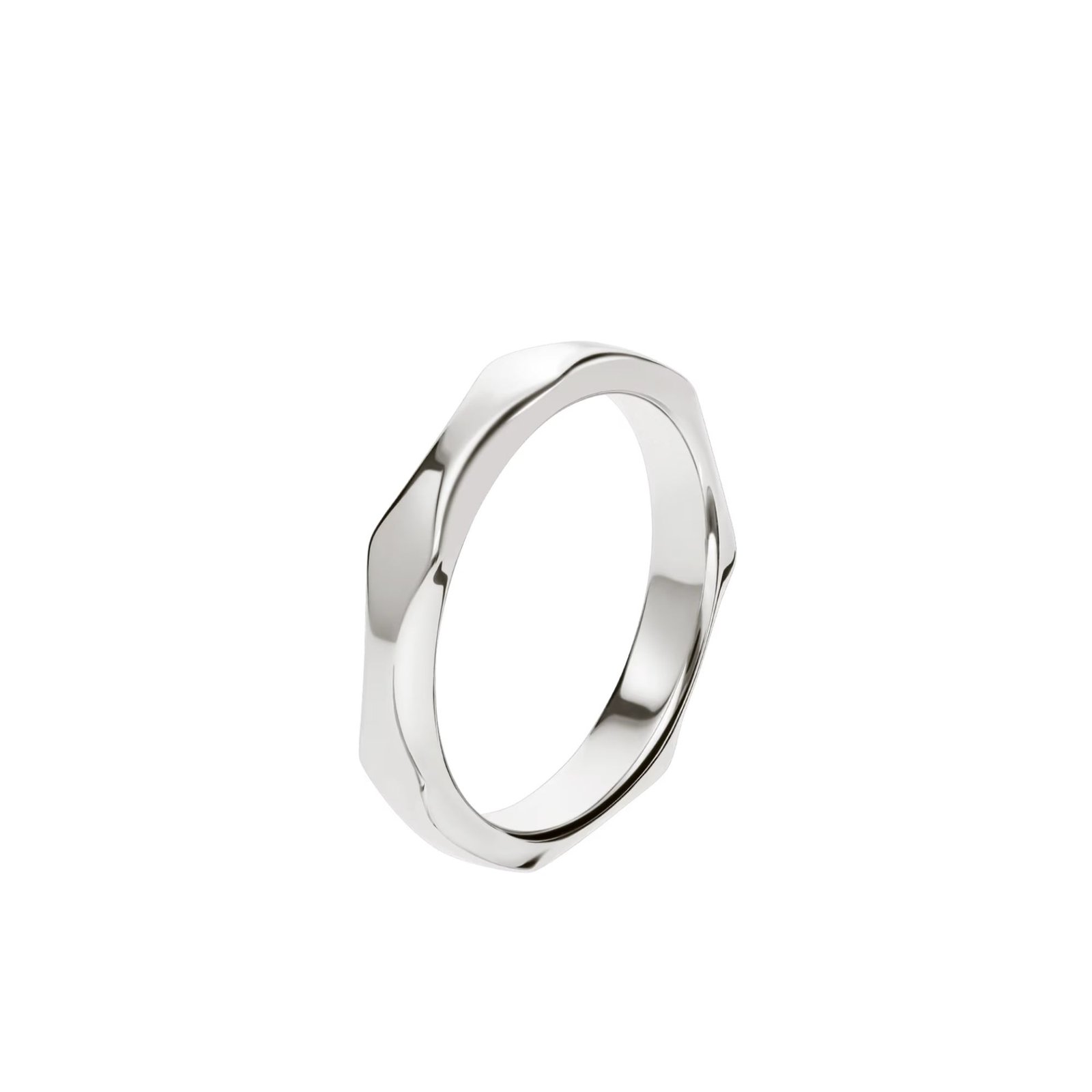 Pre-Owned Bvlgari Infinito Wedding Band in Platinum 9501000 (1) Pre-Owned Bvlgari Infinito Wedding Band in Platinum 950/1000