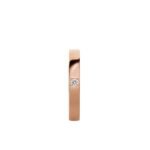Pre-Owned Bvlgari MarryMe Wedding Band in 18K Rose Gold Set with One Diamond - Image 3