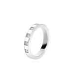 Pre-Owned Bvlgari MarryMe Wedding Band in Platinum 950/1000 Set with Five Diamonds