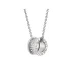 Pre-Owned Bvlgari Save the Children Sterling Silver B.zero1 Rock Necklace