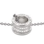 Pre-Owned Bvlgari Save the Children Sterling Silver B.zero1 Rock Necklace - Image 3