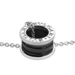 Pre-Owned Bvlgari Save the Children Sterling Silver and Black Ceramic Necklace - Image 3