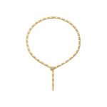 Pre-Owned Bvlgari Serpenti Viper 18K Yellow Gold Demi Pavé Diamond Necklace