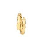 Pre-Owned Bvlgari Serpenti Viper One-Coil Ring in 18 kt Yellow Gold - 1
