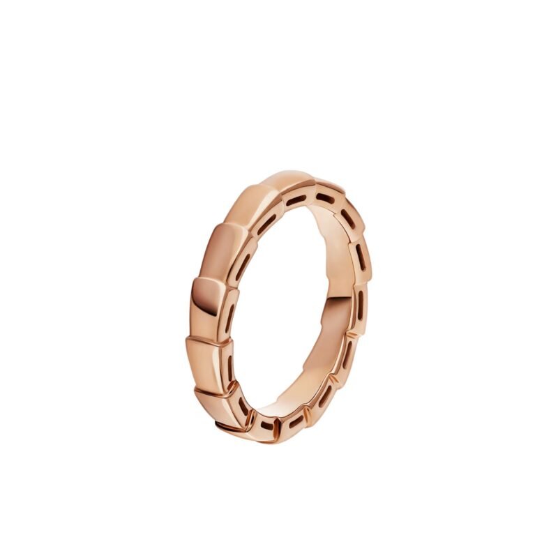 Pre-Owned Bvlgari Serpenti Viper Wedding Band in 18K Rose Gold