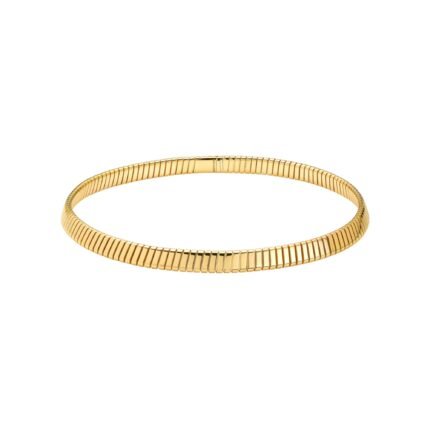 Pre-Owned Bvlgari Tubogas 18K Yellow Gold Necklace