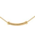 Pre-Owned Bvlgari Tubogas 18K Yellow Gold Necklace