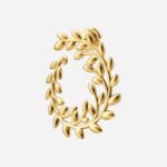 Pre-Owned Paloma Picasso® Olive Leaf Bypass Hoop Earrings in 18K Yellow Gold - Image 3