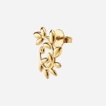 Pre-Owned Paloma Picasso® Olive Leaf Bypass Hoop Earrings in 18K Yellow Gold - Image 3