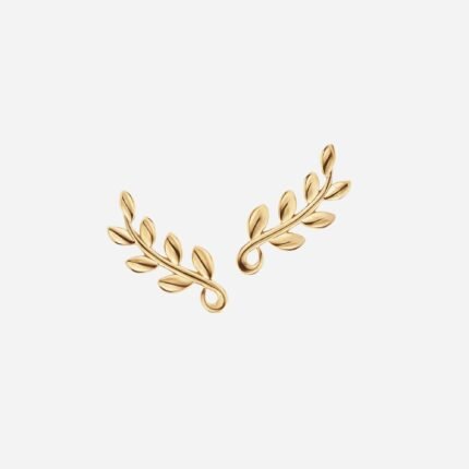Pre-Owned Paloma Picasso® Olive Leaf Climber Earrings in 18K Gold