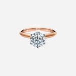 Pre-Owned The Tiffany® Setting Engagement Ring in 18K Rose Gold - Image 2