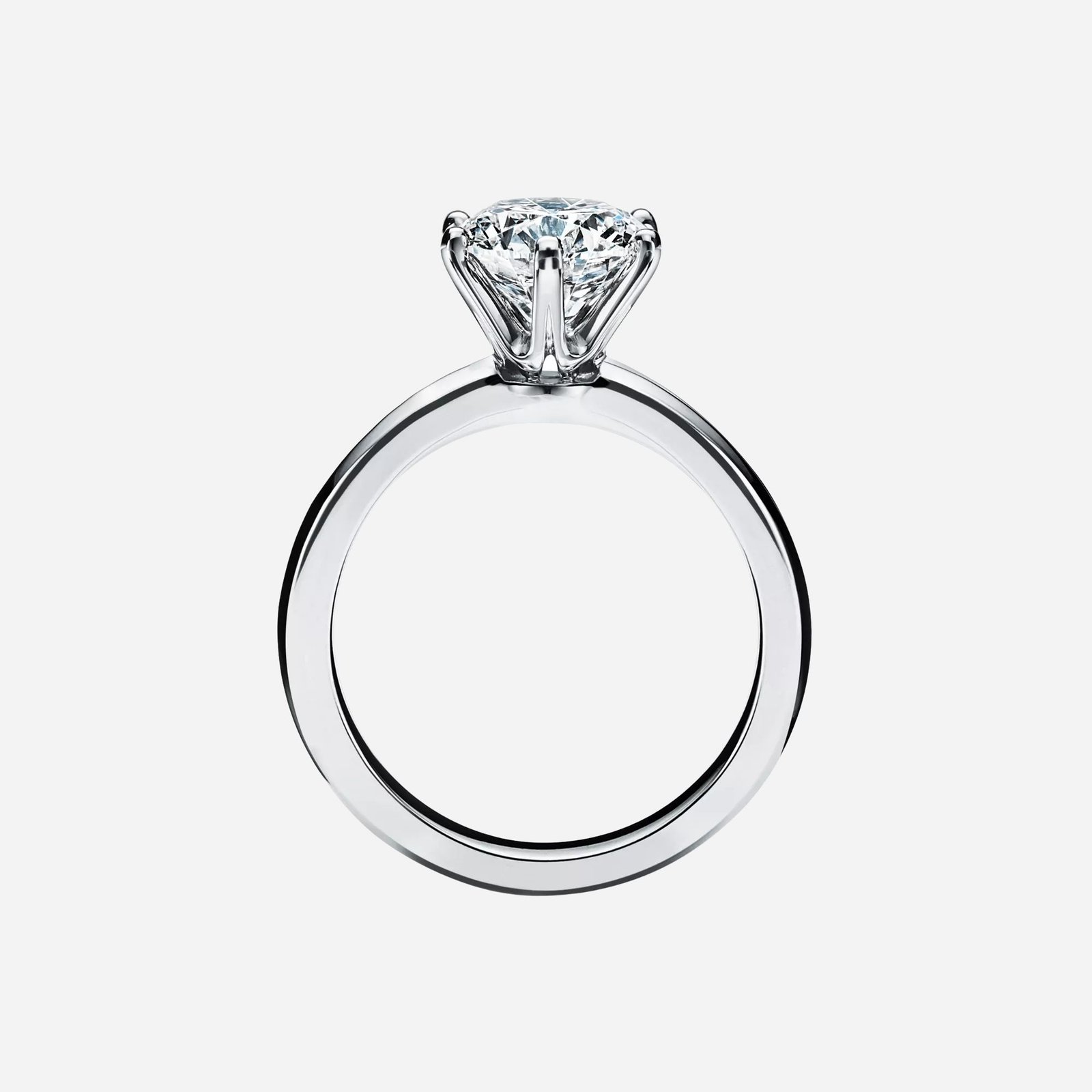 Pre-Owned The Tiffany® Setting Engagement Ring in Platinum (2) Pre-Owned The Tiffany® Setting Engagement Ring in Platinum