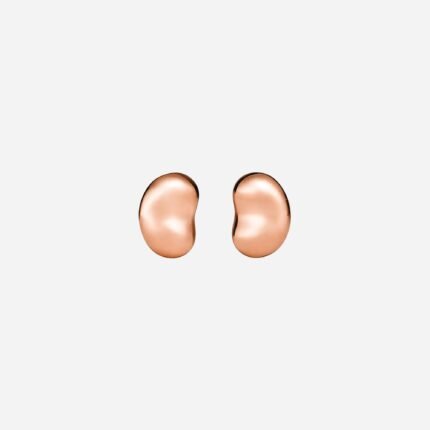 Pre-Owned Tiffany & Co. Elsa Peretti® Bean® Design Earrings in 18K Rose Gold, 5 mm