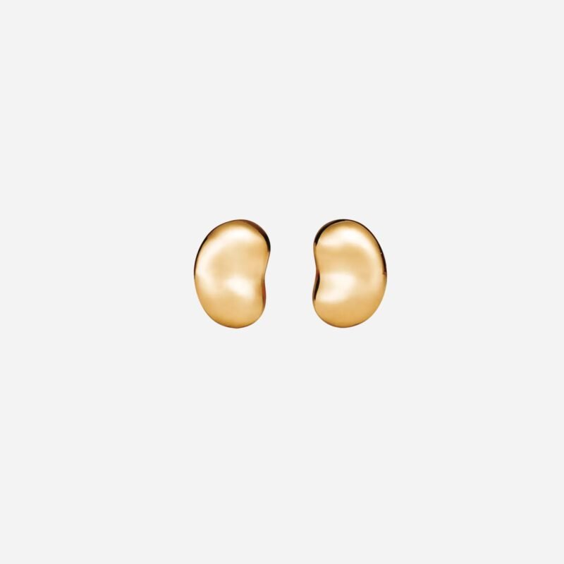 Pre-Owned Tiffany & Co. Elsa Peretti® Bean® Design Earrings in 18K Yellow Gold, 5 mm