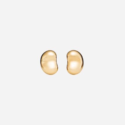 Pre-Owned Tiffany & Co. Elsa Peretti® Bean® Design Earrings in 18K Yellow Gold, 9 mm