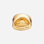 Pre-Owned Tiffany & Co. Elsa Peretti® Cabochon Ring in 18K Yellow Gold with Rock Crystal - Image 2