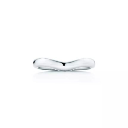 Pre-Owned Tiffany & Co. Elsa Peretti® Curved Band Ring in Platinum