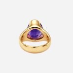 Pre-Owned Tiffany & Co. Elsa Peretti® Fancy Color Ring in 18K Yellow Gold with Amethyst - Image 2