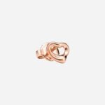 Pre-Owned Tiffany & Co. Elsa Peretti® Open Heart Earrings in 18K Rose Gold - Image 3