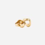 Pre-Owned Tiffany & Co. Elsa Peretti® Open Heart Earrings in 18K Yellow Gold - Image 2