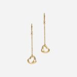 Pre-Owned Tiffany & Co. Elsa Peretti® Open Heart Earrings in 18K Yellow Gold