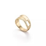Pre-Owned Tiffany & Co. Elsa Peretti® Open Side Ring in 18K Yellow Gold
