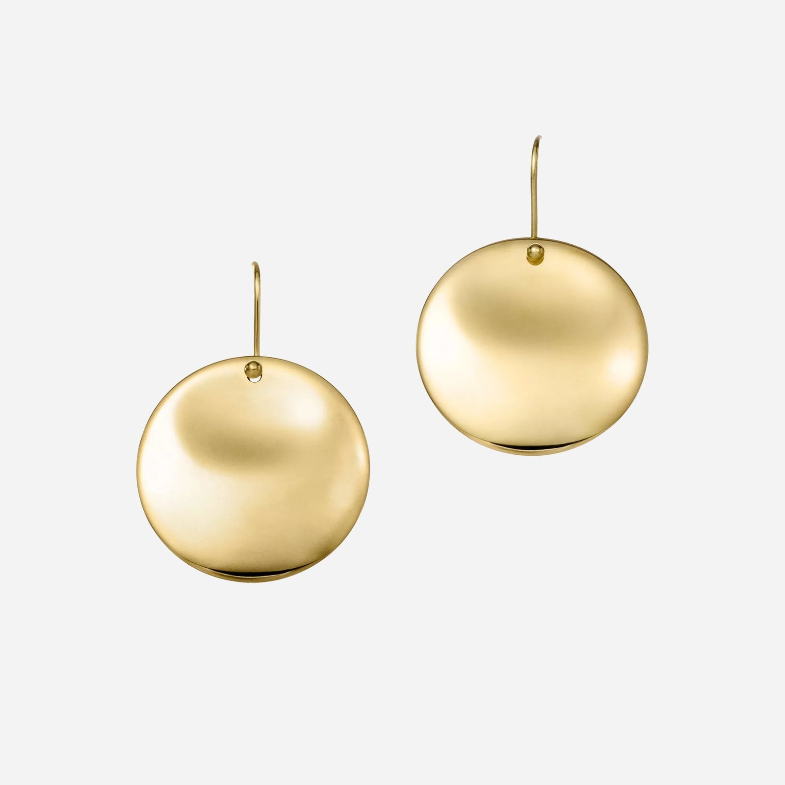 Pre-Owned Tiffany & Co. Elsa Peretti® Round Earrings in 18K Yellow Gold Pre-Owned Tiffany & Co. Elsa Peretti® Round Earrings in 18K Yellow Gold