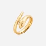 Pre-Owned Tiffany & Co. Elsa Peretti® Snake Ring in 18K Gold