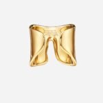 Pre-Owned Tiffany & Co. Elsa Peretti® Split Ring in 18K Yellow Gold with Diamonds - Image 3