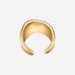 Pre-Owned Tiffany & Co. Elsa Peretti® Bone Ring in 18K Yellow Gold with Diamonds - Image 2