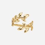 Pre-Owned Tiffany & Co. Paloma Picasso® Olive Leaf Bypass Ring in 18K Gold