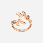 Pre-Owned Tiffany & Co. Paloma Picasso® Olive Leaf Bypass Ring in 18K Rose Gold - Image 3