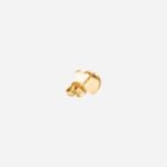 Pre-Owned Tiffany & Co. Return to Tiffany® Mini Heart Tag Stud Earrings in 18K Yellow Gold - Image 2