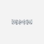 Pre-Owned Tiffany & Co. Tiffany Victoria® Alternating Ring in Platinum with Diamonds - Image 3